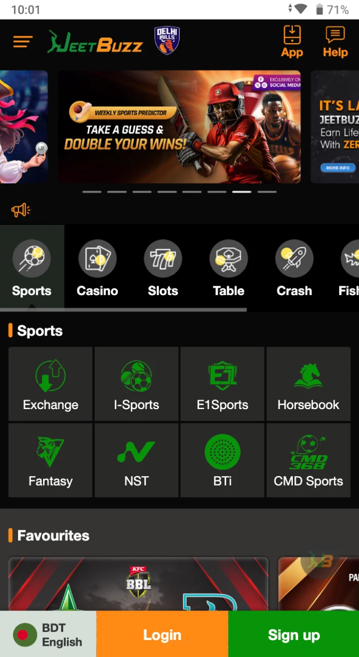 Play JeetBuzz online casino on your smartphone.